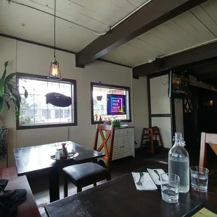 Inside seating - restaurant area