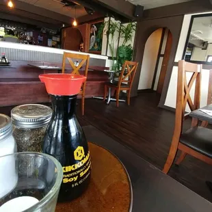 Inside seating - restaurant area