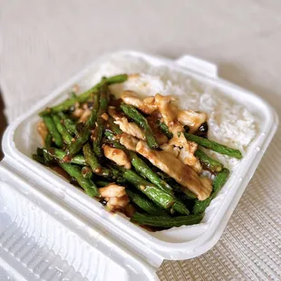 A3. Chicken w/ String Bean w/ Rice