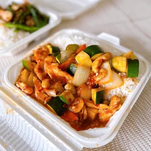 99. Kung Pao Chicken w/ Rice