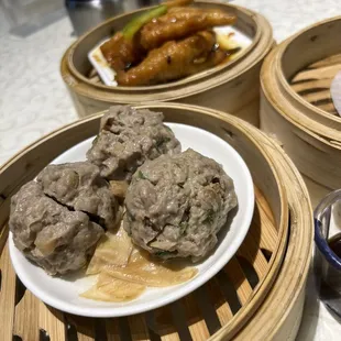 a variety of food items