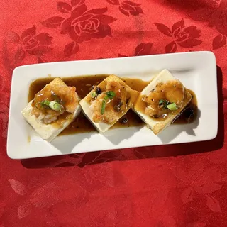 42. Stuffed Bean Curd with Shrimp