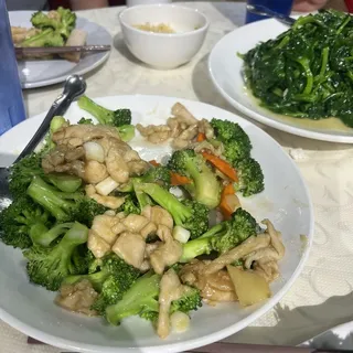 294. Broccoli with Chicken, Beef Or Shrimp