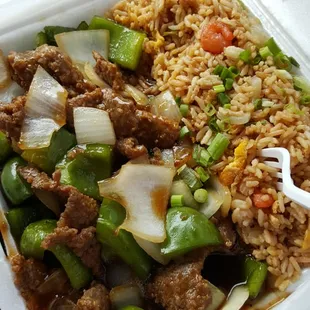 Pepper steak is bomb