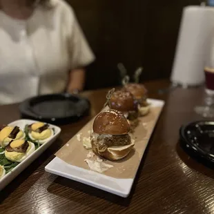 Deviled Eggs and Pork Sliders