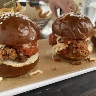Chicken Parmesan Sliders