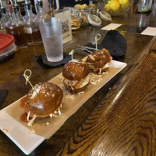 Chicken parm sliders!!