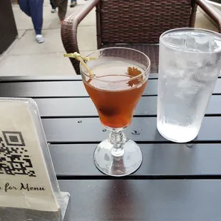 Happy hour manhattan