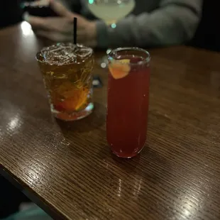 Old fashioned (left) &amp; French Kiss (right)