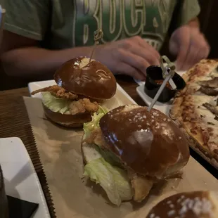 Deep Fried Chicken Sliders