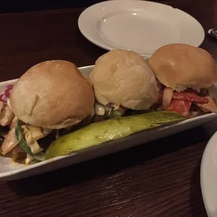 Smothered Chicken Sliders