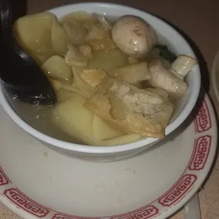 Wonton soup my son did not care for it