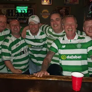 The Celtic faithful..