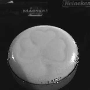 Shamrock on my Guinness