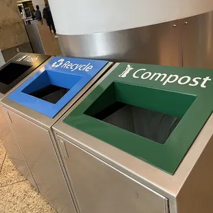 Bravo to SeaTac for having a bin for compost in the food court