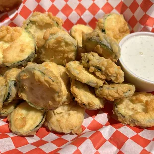 Fried zucchini