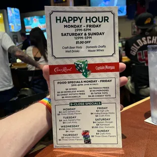 Drink prices outside of happy hour are awesome