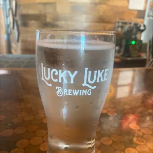 Orange push-pop seltzer