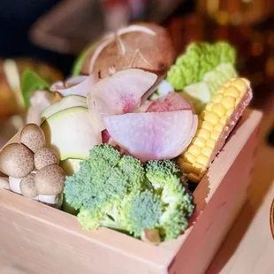 Shabu Shabu vegetables