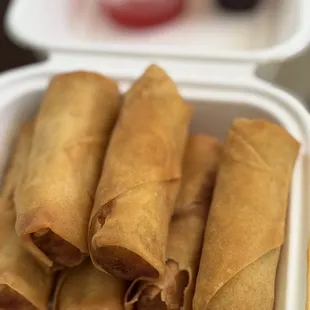 6 Crispy Spring Roll