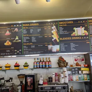 Love the variety on the separate menu.