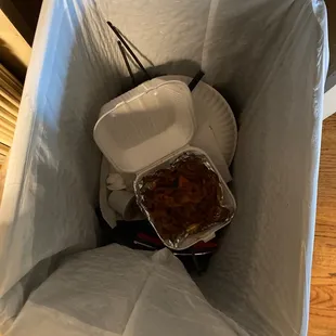 Our pork bugoki is in the trash- where it belongs