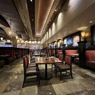 the dining area