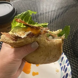 Amazing Breakfast BLT! The owners are the sweetest people