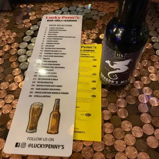 Great beer selection and friendly staff!! At Lindenhurst Lucky Penny's