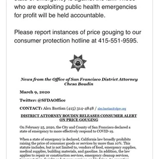 a twee message asking customers to pay for their food