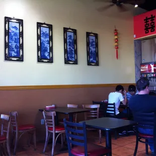 Seating Area of the Lucky Rice Restaurant.