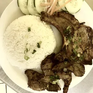 #43: Grill Pork Chop w/ Steam Rice