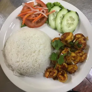 !!!New!!!: Grill Shrimp w/ Steam Rice.