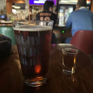 Premier league morning with a shiner and a whiskey