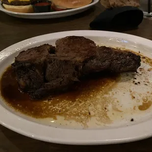 Prime rib. Excellent. It looks bad, but trust me, the meat melts in your mouth. Crazy good.