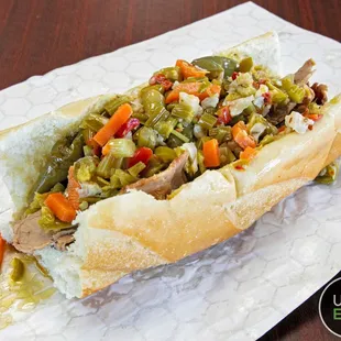 Italian Beef Loaded! 
 Biggest Beef in Tucson!
