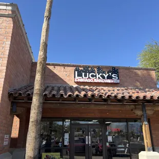 the front of lucky&apos;s