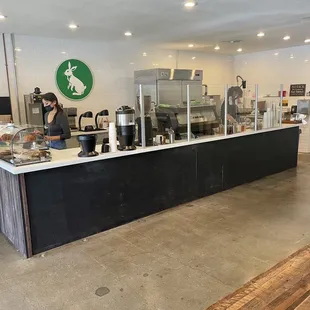 Front ordering and the barista station