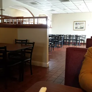 Um, totally empty. A little scary.