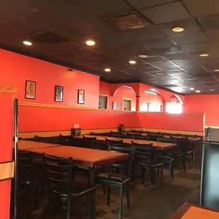 Huge dining area.