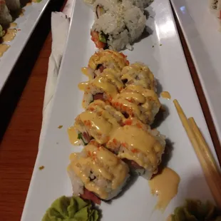 Tuna Roll and California Roll