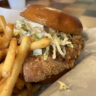 Hands down the best chicken Sammy.