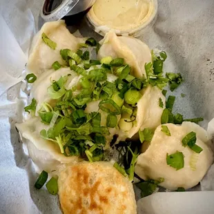 Pork and chili dumplings