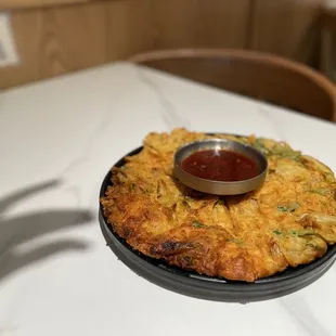 Iron Plate Kimchi Pancake