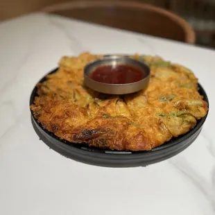 Iron Plate Kimchi Pancake