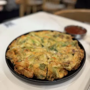 Iron Plate Seafood Pancake
