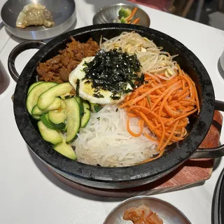 Pork Stone Pot Bibimbap