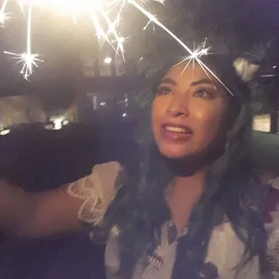 Me playing with fire