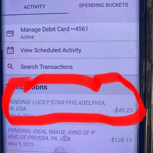 My sister ordered and paid over the phone.