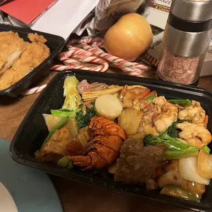 Happy family meal